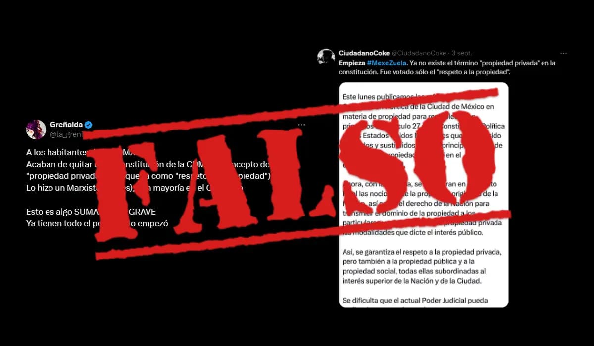 ¿Es verdad que una nueva reforma eliminó la propiedad privada en CDMX?