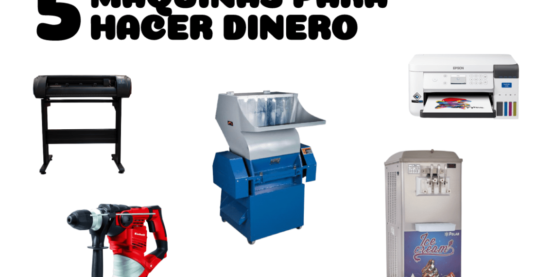 Las 5 mejores máquinas para generar ingresos este 2025 y dónde conseguir proveedores para adquirirlas