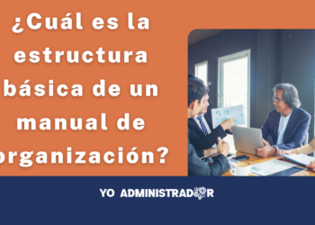 ¿Cuál es la estructura básica del manual de organización?