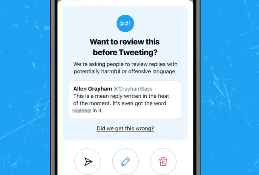 Twitter pedirá a sus usuarios que revisen sus respuestas «poco amigables» antes de que se publiquen