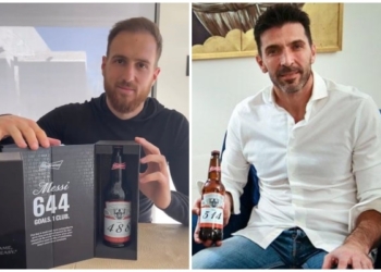Lionel Messi y Budweiser regalaron 644 botellas de cerveza a los porteros que recibieron los goles del futbolista