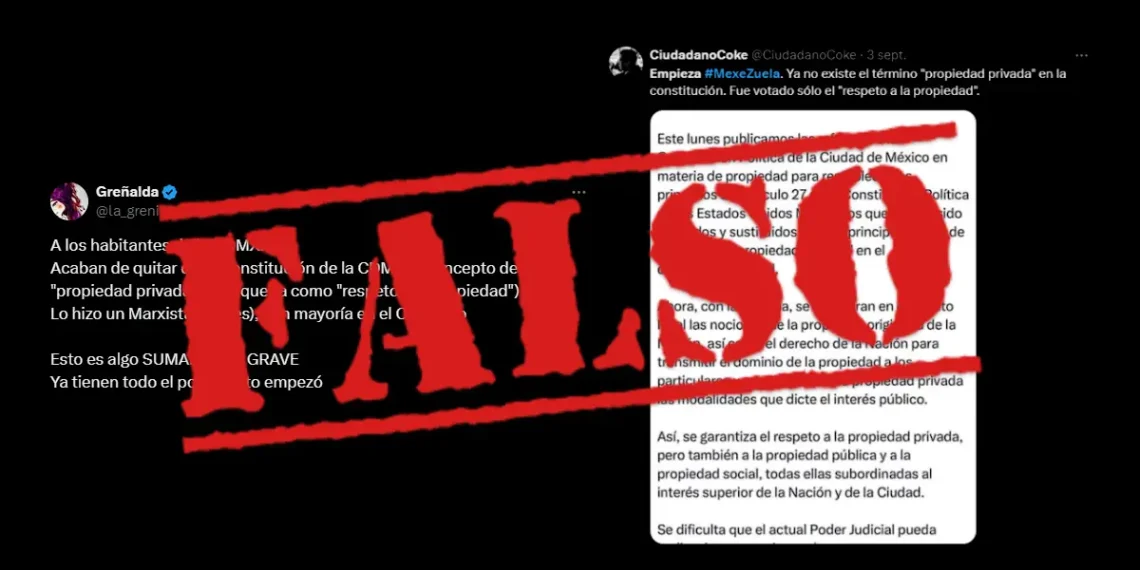 ¿Es verdad que una nueva reforma eliminó la propiedad privada en CDMX?