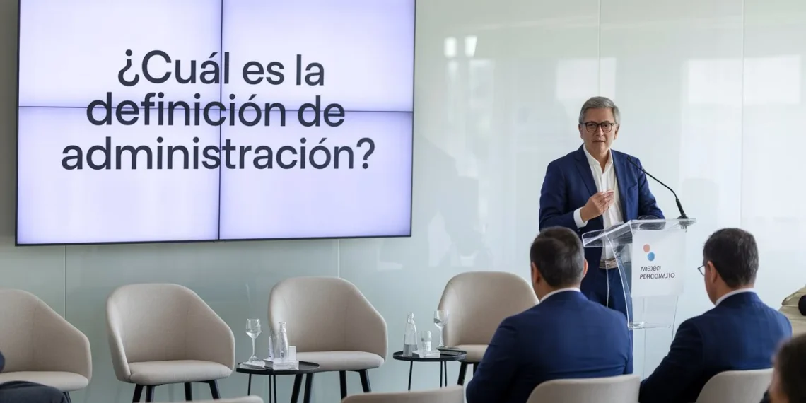 ¿Cuál es la definición de administración? Guía para estudiantes