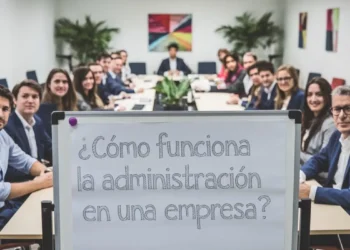 ¿Cómo funciona la administración en una empresa?